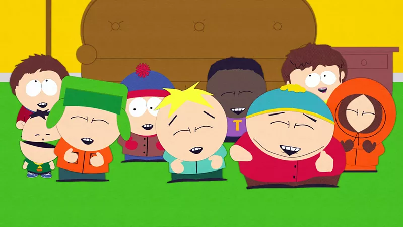 Image: Originally an edgy cartoon series about the exploits of four potty-mouthed boys in small-town Colorado named Cartman, Kenny, Kyle and Stan, South Park tries to remain relevant and notorious for reveling in its naughtiness.