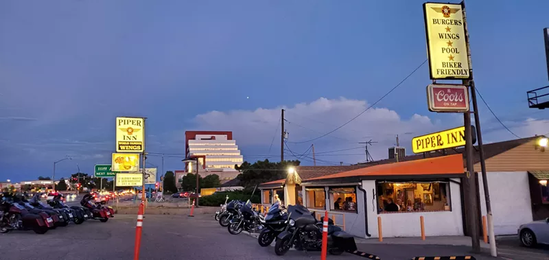 Image: The Piper Inn welcomes bikers and everyone else!