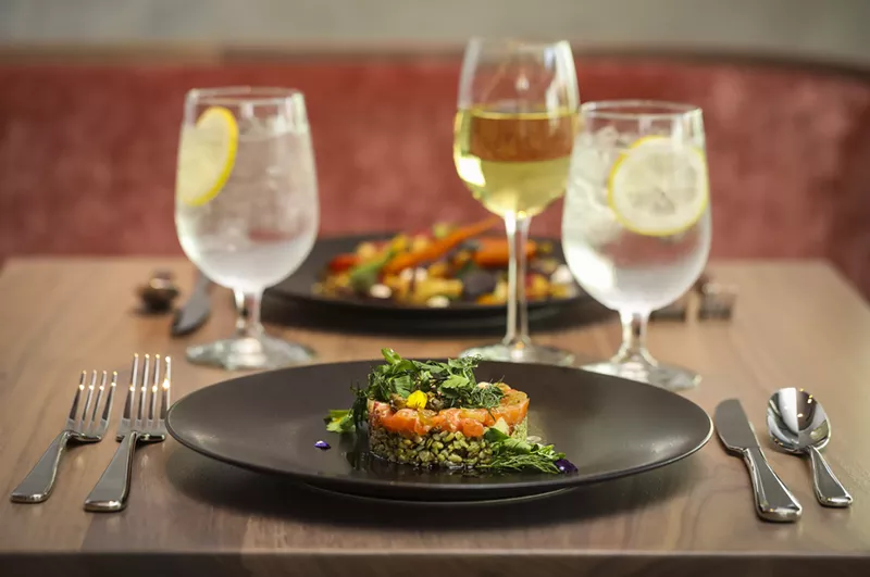 Image: The salmon tartare from the Ponti.