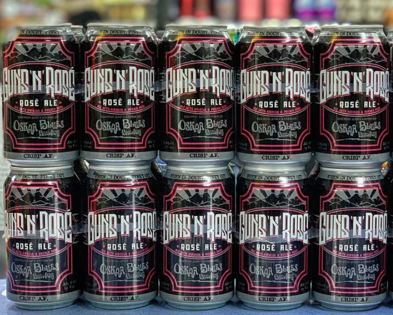 Image: Oskar Blues's Guns 'N' Rosé debuted in cans in February across the country.
