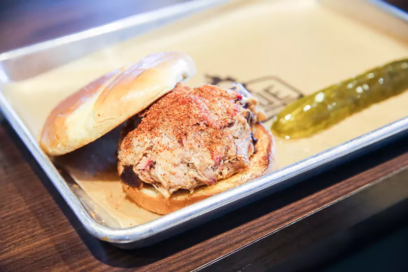 Image: Celebrate GQue's birthday with a free pulled-pork sandwich.