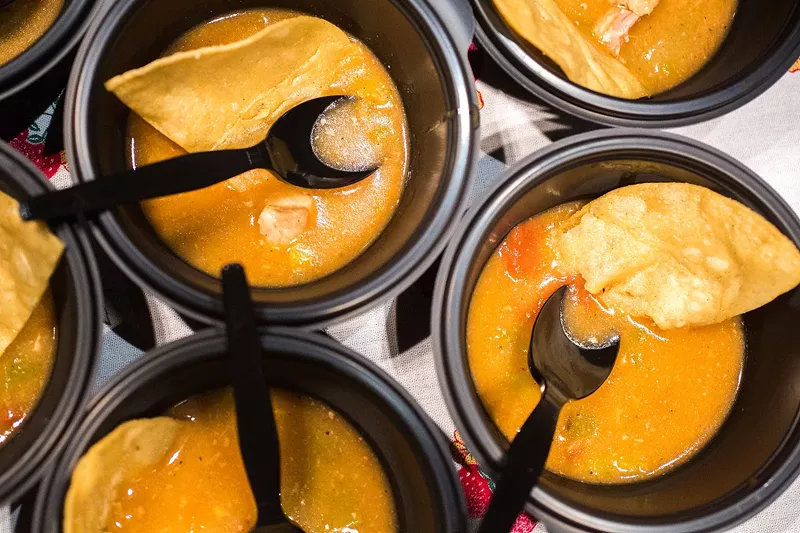 Image: A perfectly autumnal soup at A Taste for Life 2016.