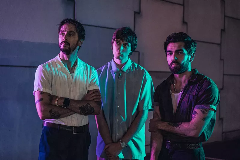 Image: three members of Denver band moonpool