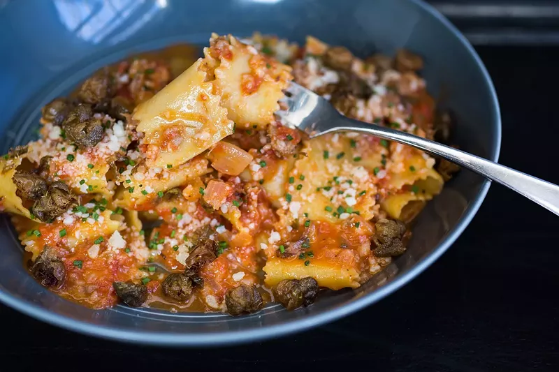 Image: Think you'll get this delicious dish at Dio Mio's second-anniversary party? Think again, sucker.