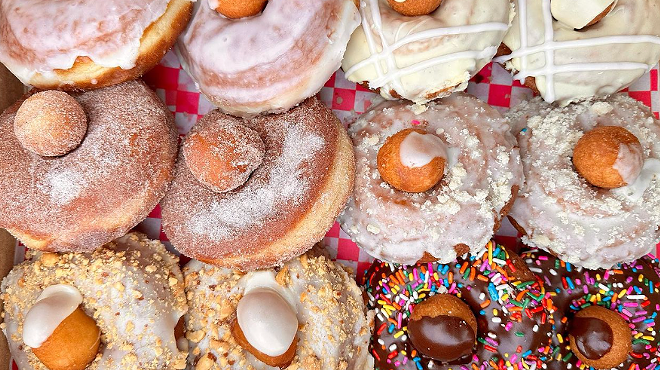 a variety of doughnuts