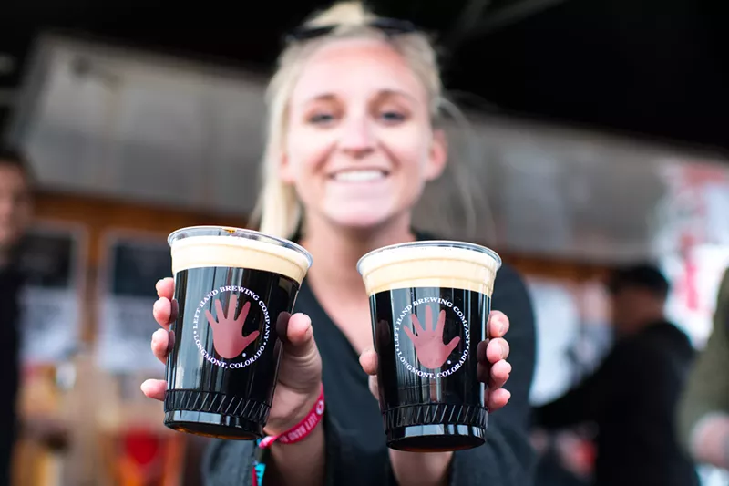 Image: Enjoy unlimited beer (and not just from Left Hand) at Hops and Handrails.