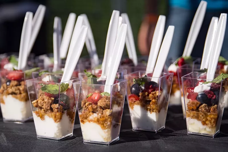 Image: The bRUNch Run boasts mid-morning treats of varying degrees of healthiness.