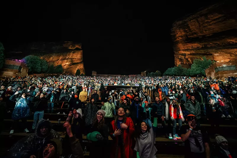 Image: A wet crowd at ZHU, May 3, 2021.