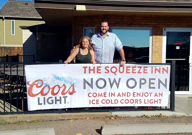Image: Missy and Michael Dalvit, owners of the Squeeze.