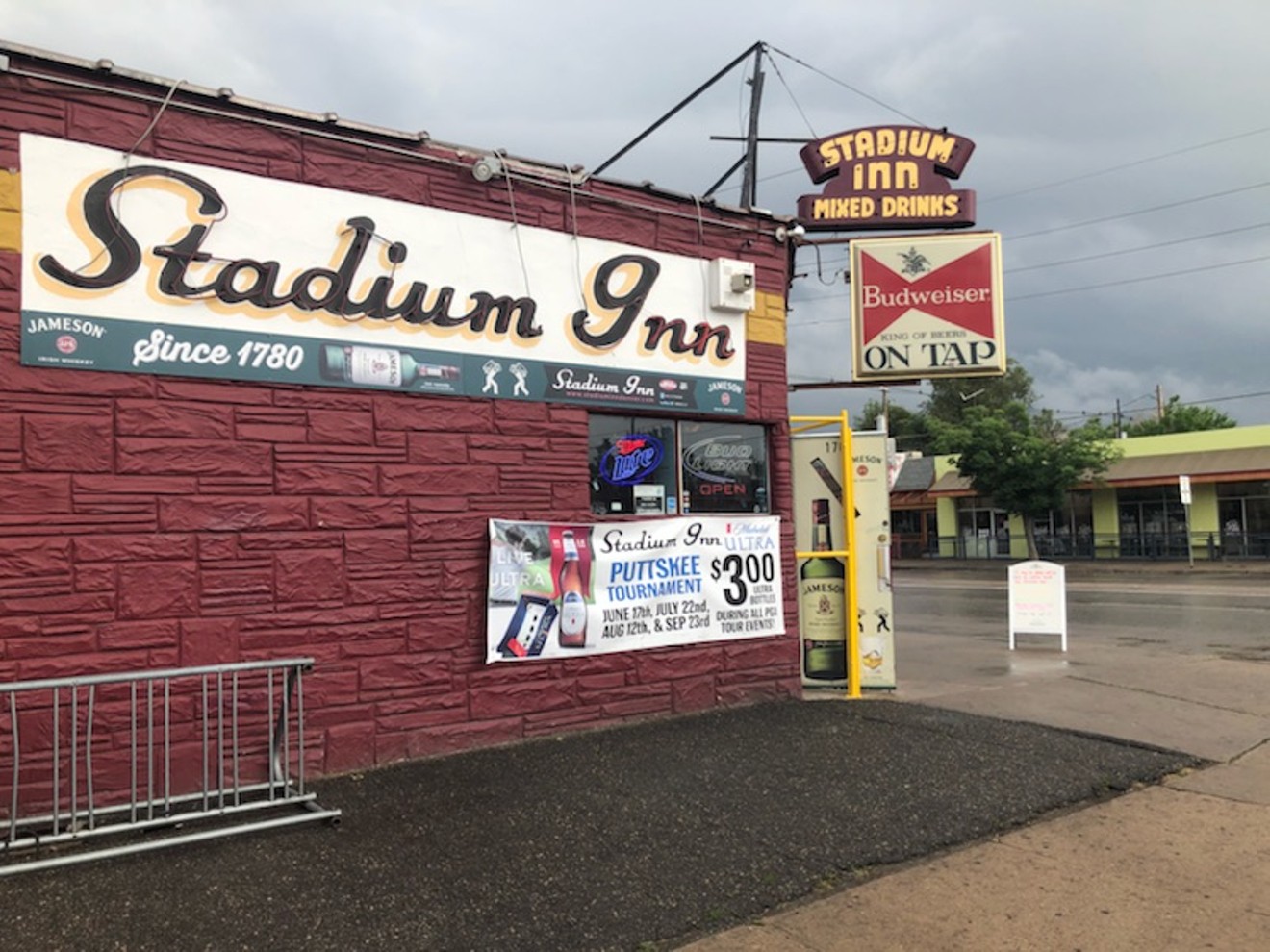The Stadium Inn is one of the longest-standing business in the University neighborhood, operating as a bar at 1701 East Evans Avenue since the 1940s.