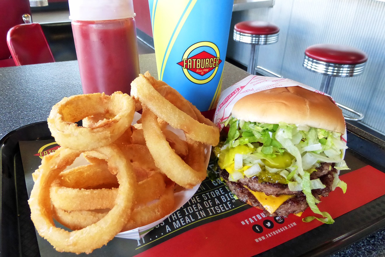 The Double King burger is a serious handful.