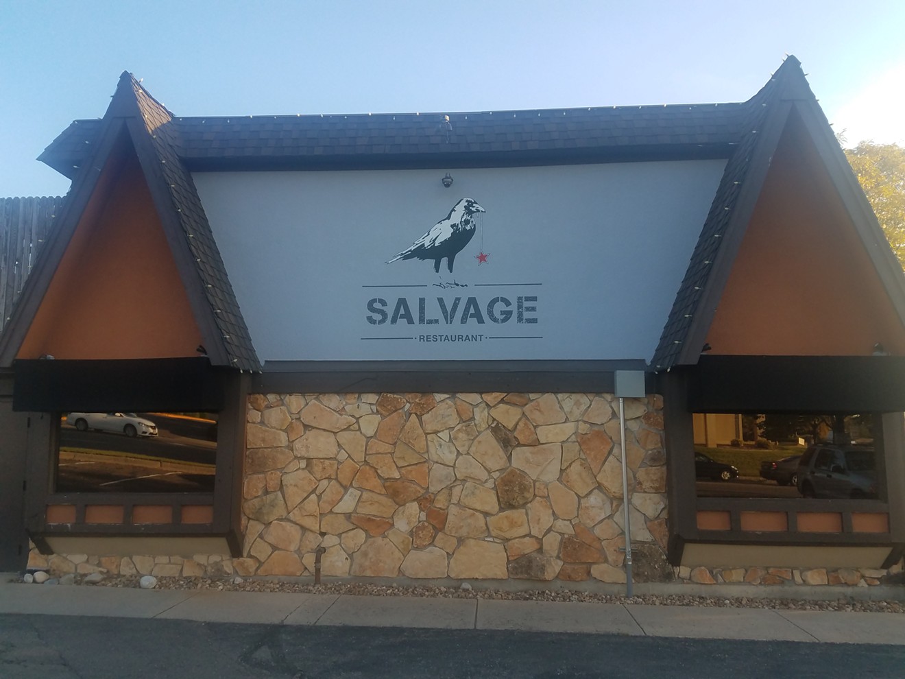 The new Salvage sign in place of the old Summit name.