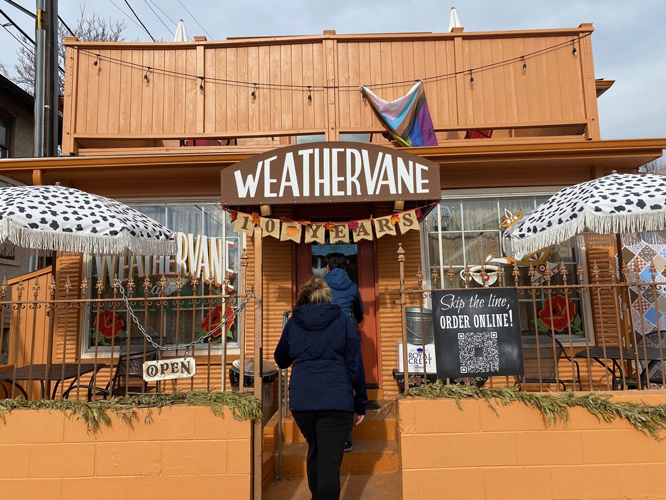 The Weathervane Cafe is a funky spot in a 128-year-old carriage house.