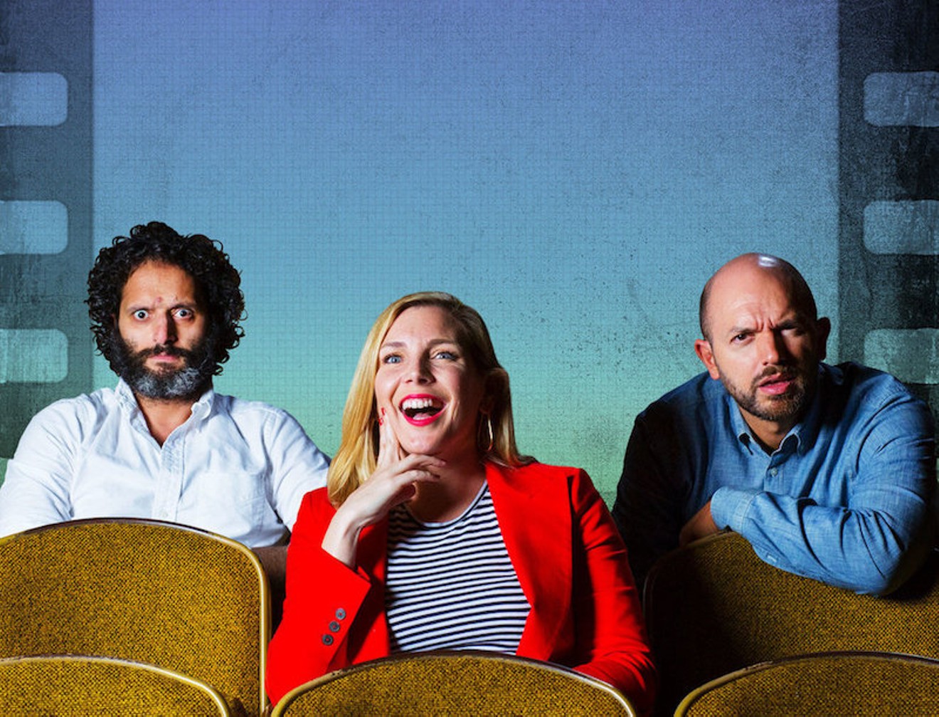 June Diane Raphael, Paul Scheer and Jason Mantzoukas of the How Did This Get Made? podcast co-headline the High Plains Comedy Festival, August 23-25.