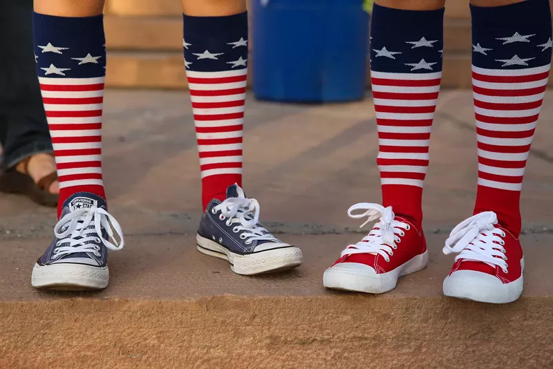 Image: Put on your star-spangled socks and get ready for the Fourth.