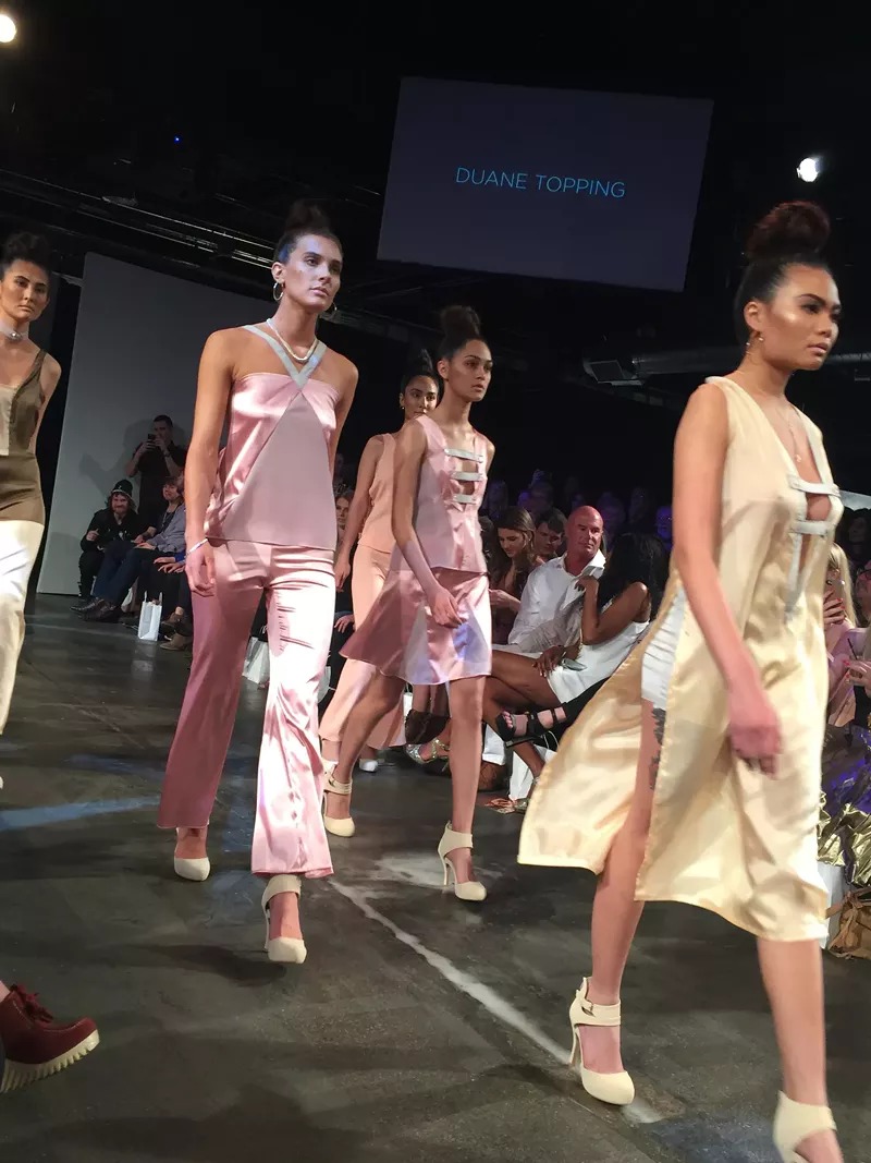 Image: Duane Topping will show his new collection during Massif Fashion Week on April 6.