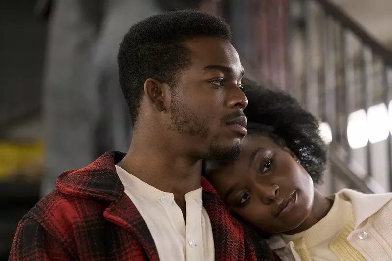 Image: KiKi Layne (right) and Stephan James play a couple facing racial injustice during the 1970s in If Beale Street Could Talk.