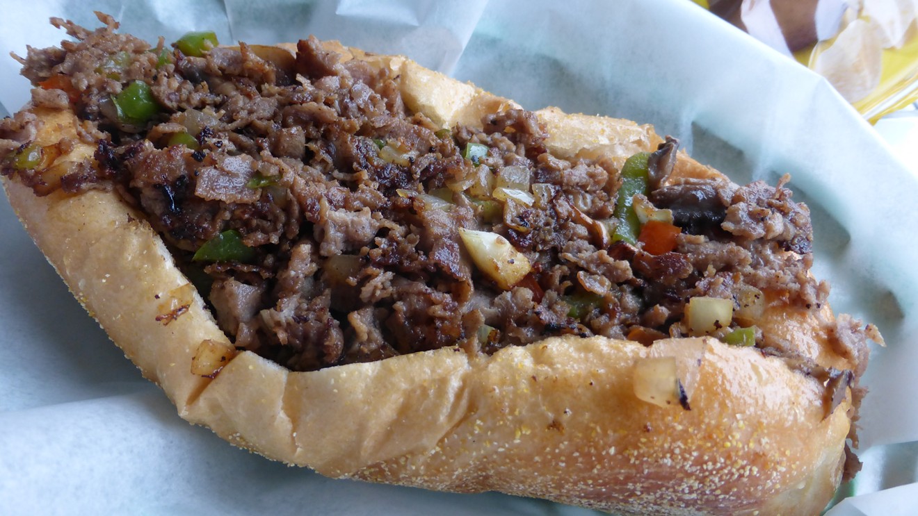 Taste of Philly's classic cheesesteak.
