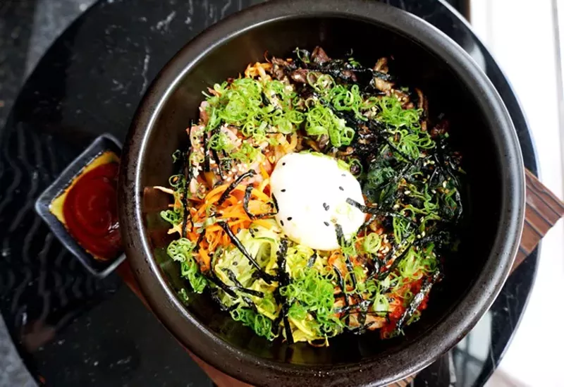 Image: Bibimbap at Cherry Creek's Departure.