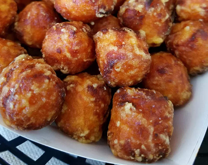 Image: These sweet potato tots are tater free at Fire on the Mountain.