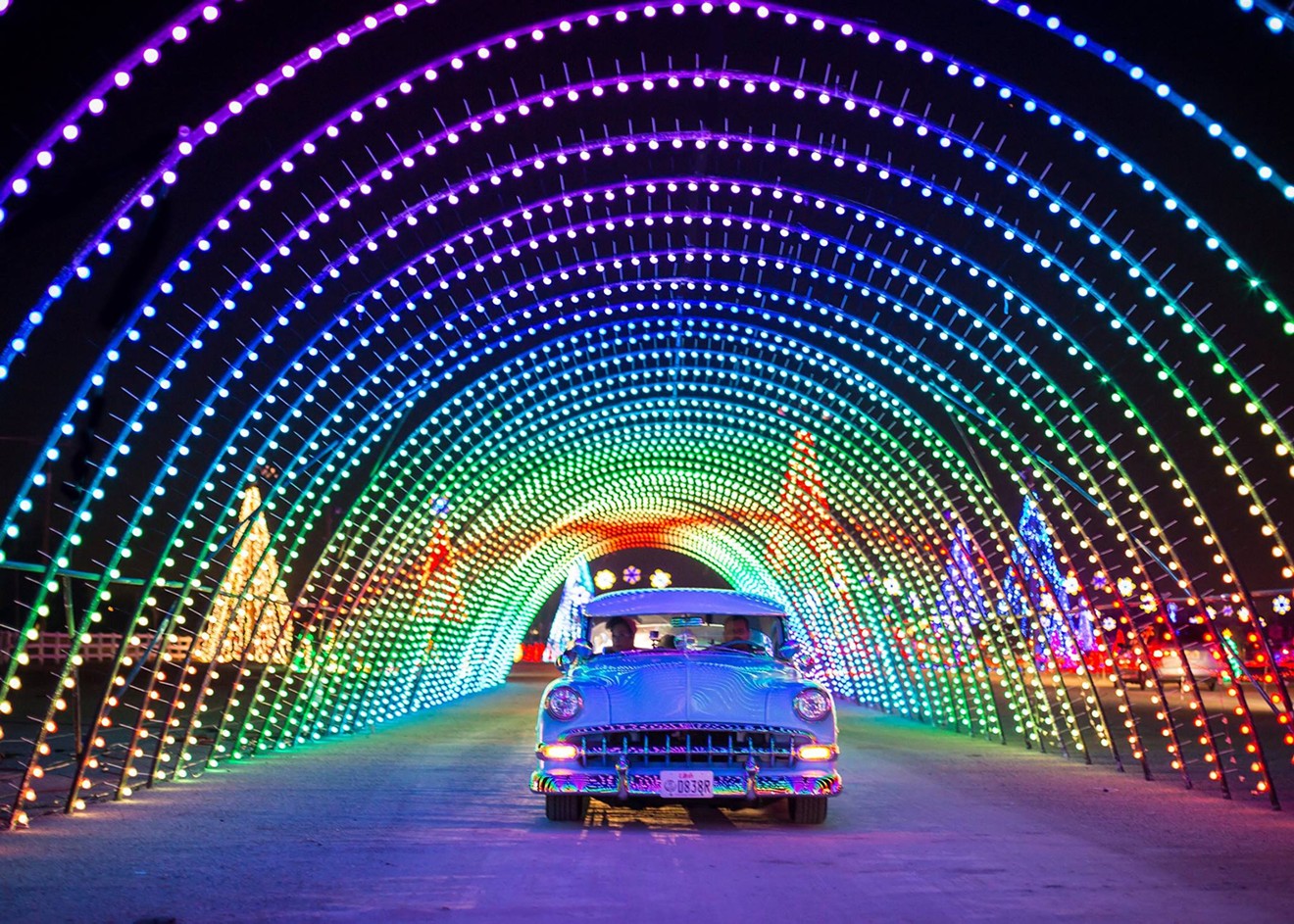 Enjoy vroom with a view at Christmas in Colorado.