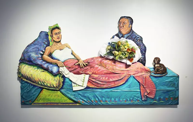Image: Carlos Frésquez, “Para Mi Esposa,” mixed media.