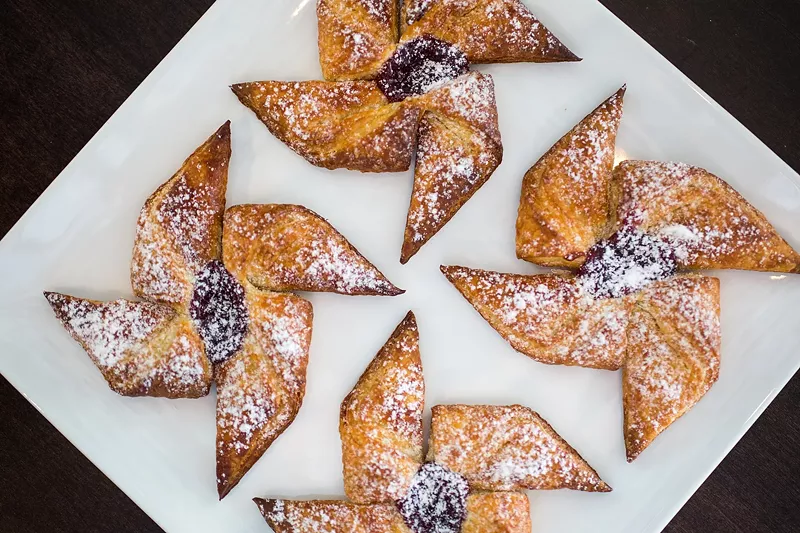 Image: Pinwheel pastries from the bakery at Stella's on 16th.