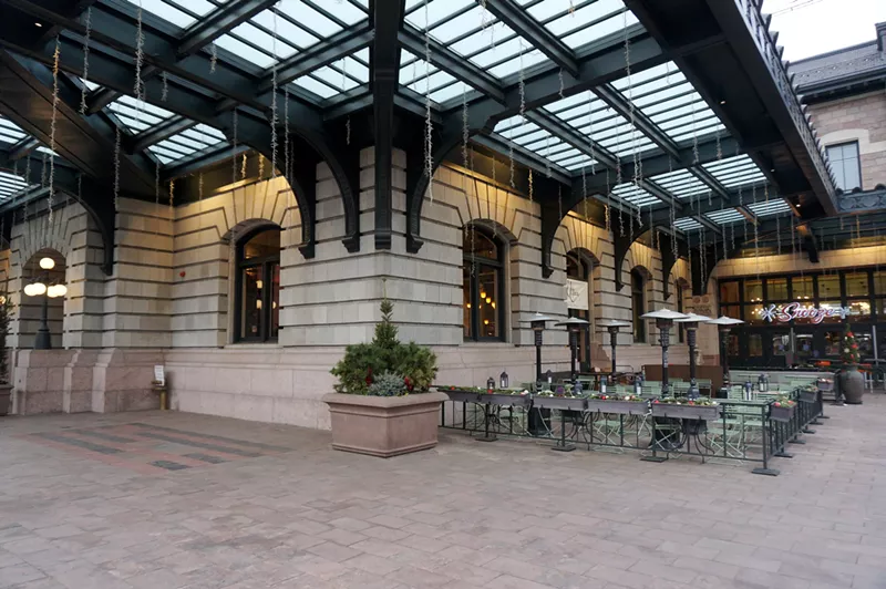 Image: Ultreia from the outside, just off the main entrance to Union Station.