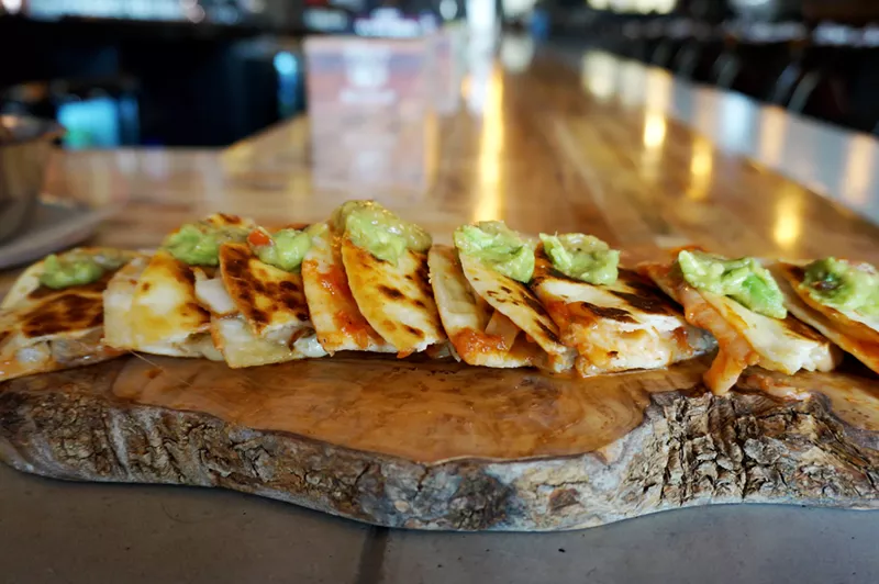 Image: Quesadillas go upscale at Element Kitchen + Cocktail.