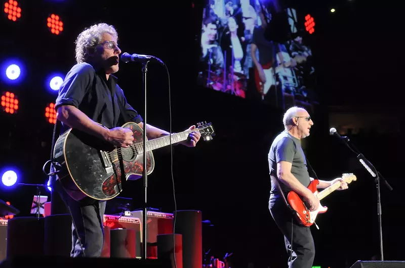Image: The Who headlines Ball Arena in October.