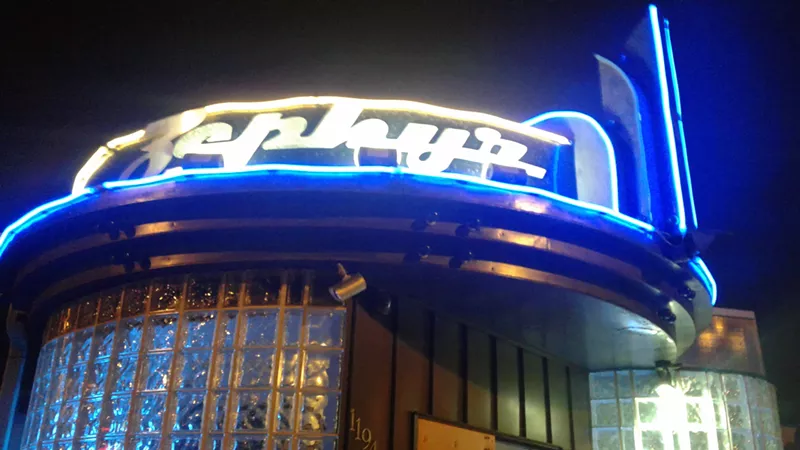 Image: The Zephyr Lounge has been keeping the light on for patrons for seventy years at 11940 East Colfax Avenue.