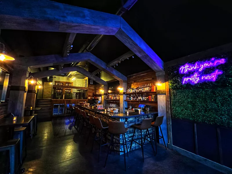 Image: interior of a bar