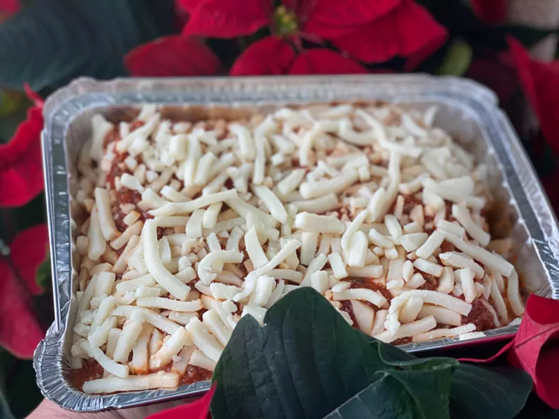Image: Alex's Deli makes a take-and-bake lasagna.