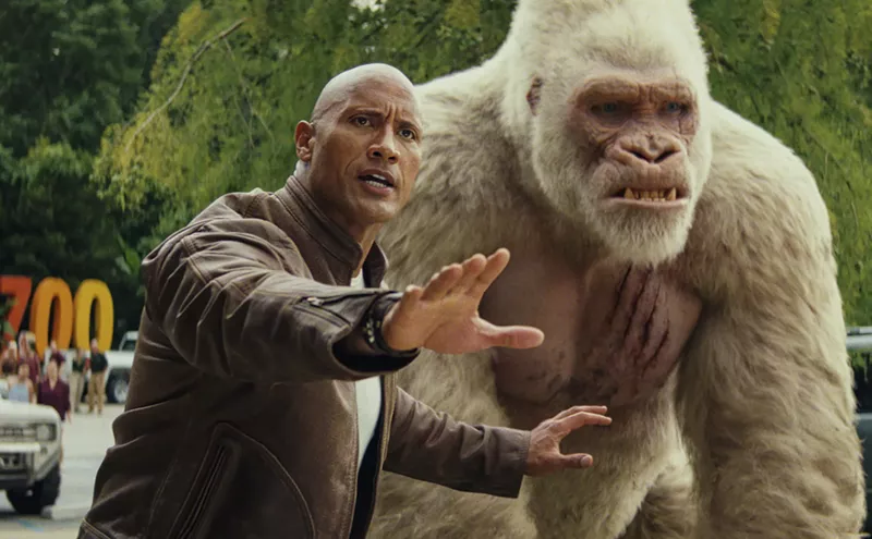 Image: These Improbable Beasts (and the Rock) Deserve a Wilder Film Than Rampage