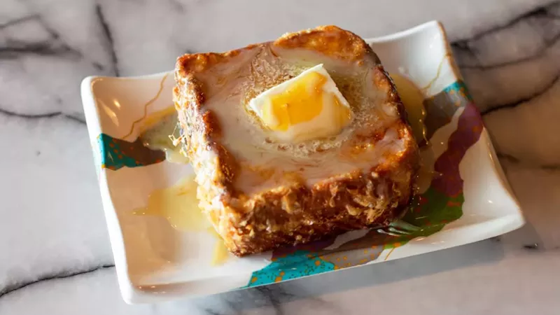 Image: Hong Kong-style French toast is one of the specialties at Hong Kong Station.