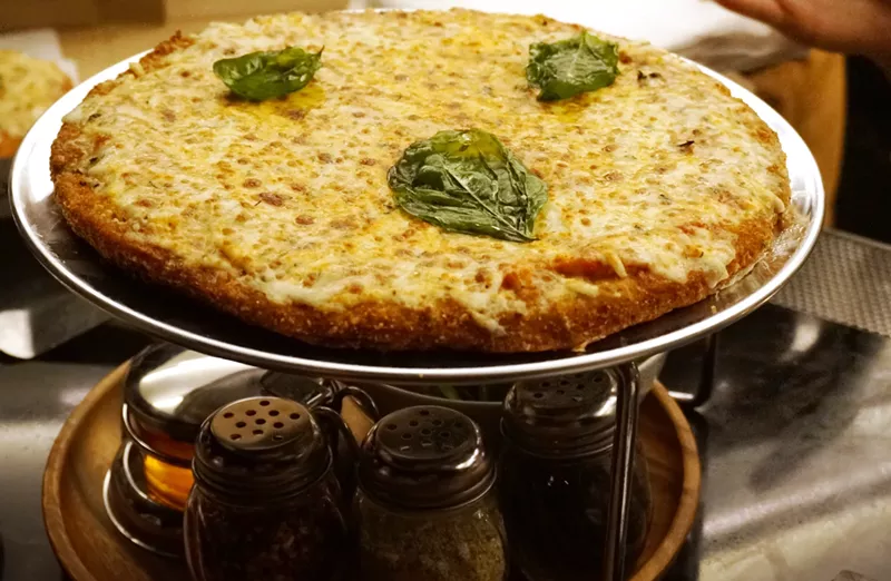 Image: Quality Italian will bring its mind-boggling chicken-parm pizza to Cherry Creek in late February.
