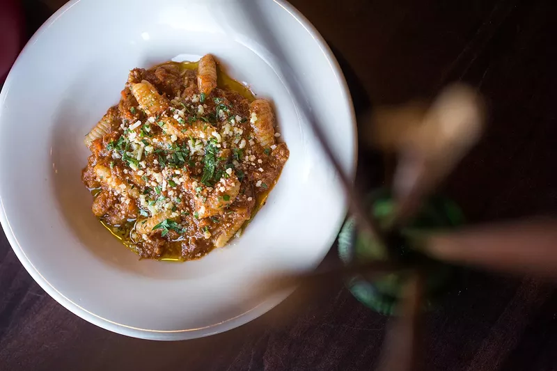 Image: Housemade pastas are a specialty at Coperta.