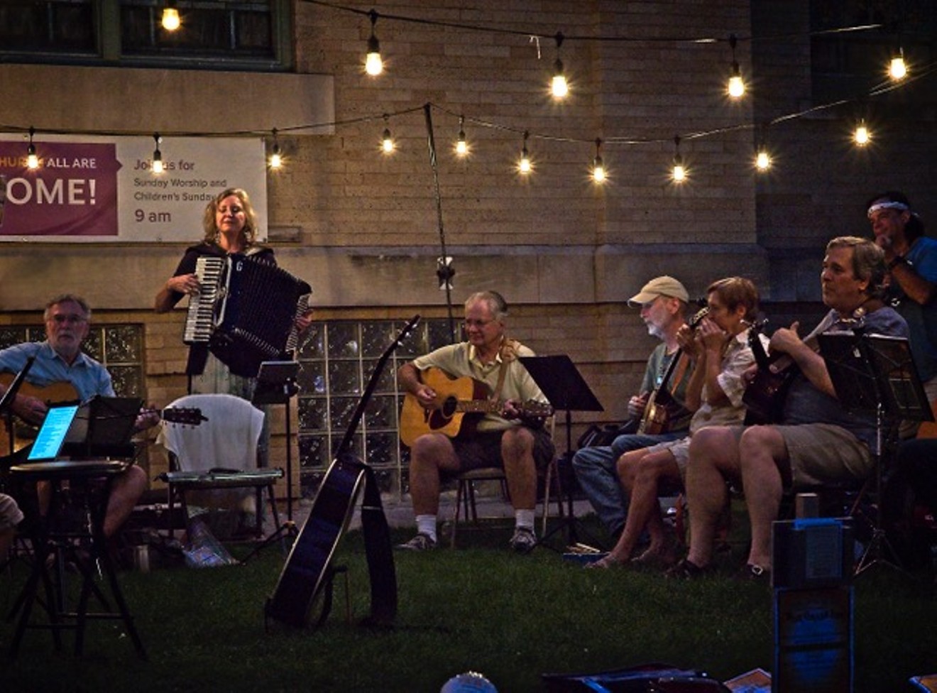 Denver's Cameron United Methodist Church plays host to a number of outside organizations, including Denver Retro Grass, a bluegrass jam band that is open to musicians of all skill levels. On Sunday the group will host what it calls "Denver's Largest Bluegrass Jam." Players of all skill levels are invited to join in.