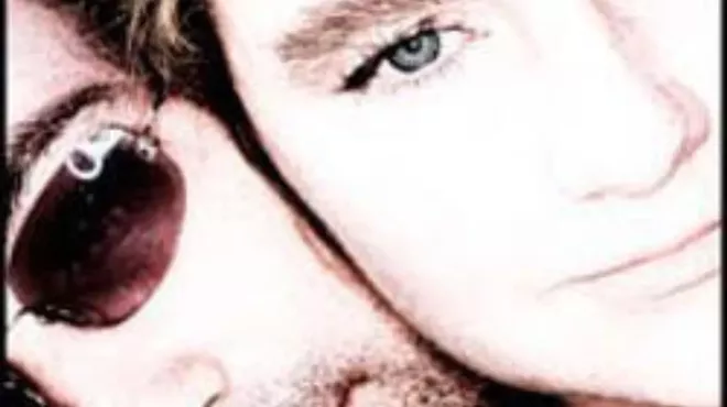 two peoples faces close together