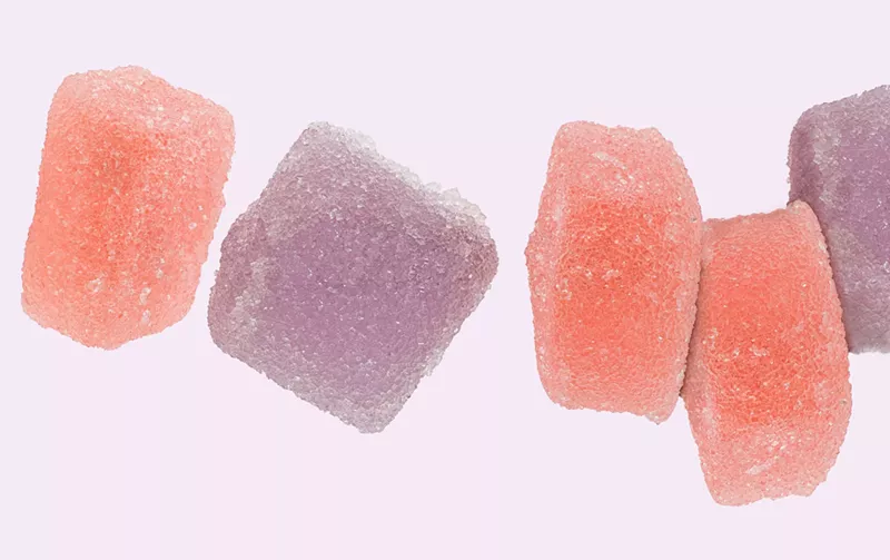 Image: THC-infused gummies are readily available online, and the companies selling them claim it's legal to do so.