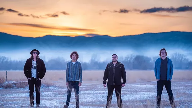 The four members of Magic Beans standing together
