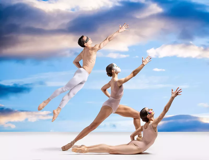 Image: From left, Kevin Gaël Thomas, Ariel McCarty and Sara Thomas perform for the Thomas Dance Project.