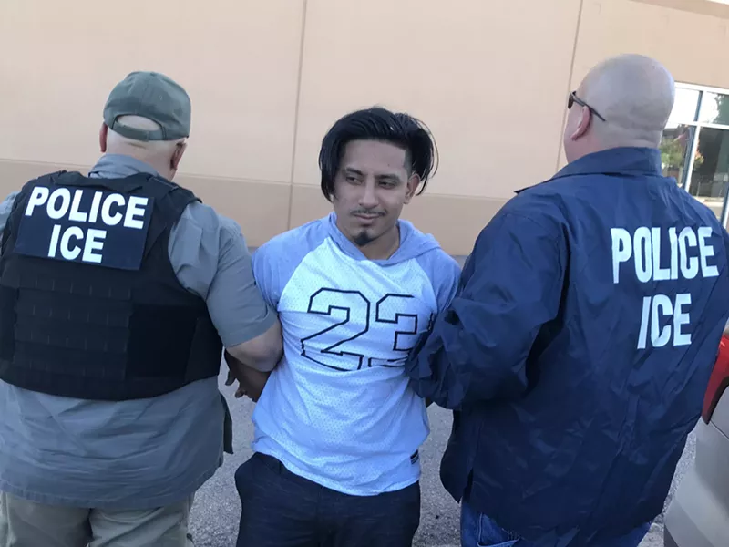 Image: Amilcar Aguilar-Hernandez, 23, was captured in Colorado Springs on June 20.