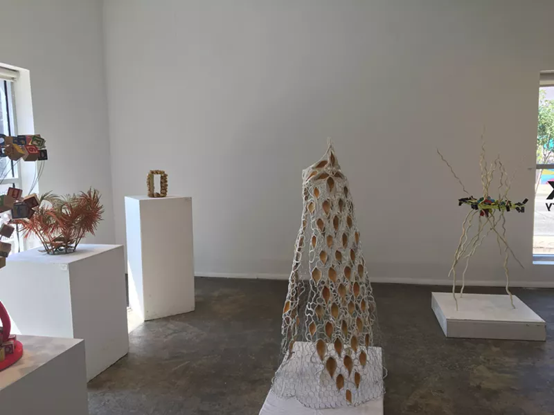 Image: Installation view of Lydia Brokaw: Shapes: Employed-Enjoyed: Organized-Reorganized.