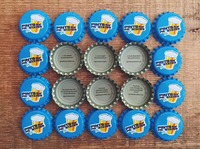Image: Bottle caps.