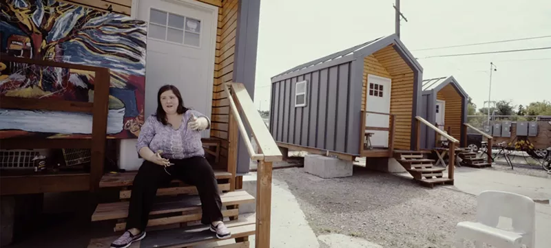 Image: Sandra is one of the residents of the Beloved Community Village