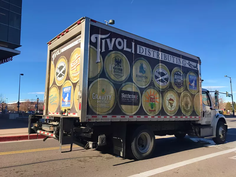 Image: At one time, Tivoli Distributing represented several Colorado breweries.