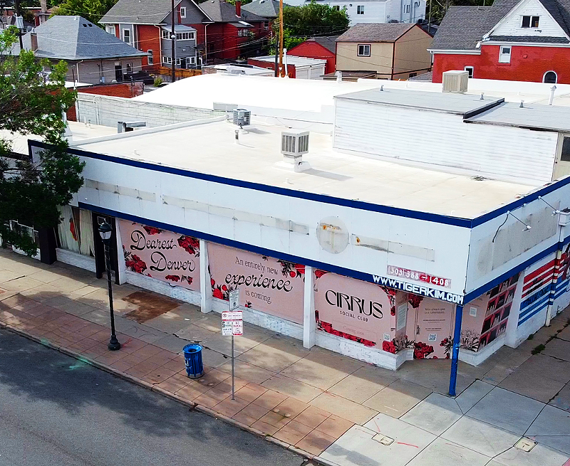 Image: Overhead view of Colfax Avenue in Denver