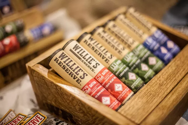 Image: Willie Nelson's cannabis brand, Willie's Reserve, is based in Colorado.