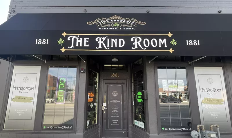 Image: The Kind Room cannabis dispensary in Denver